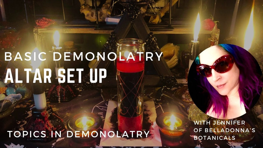 Basic Demonolatry Altar Set Up