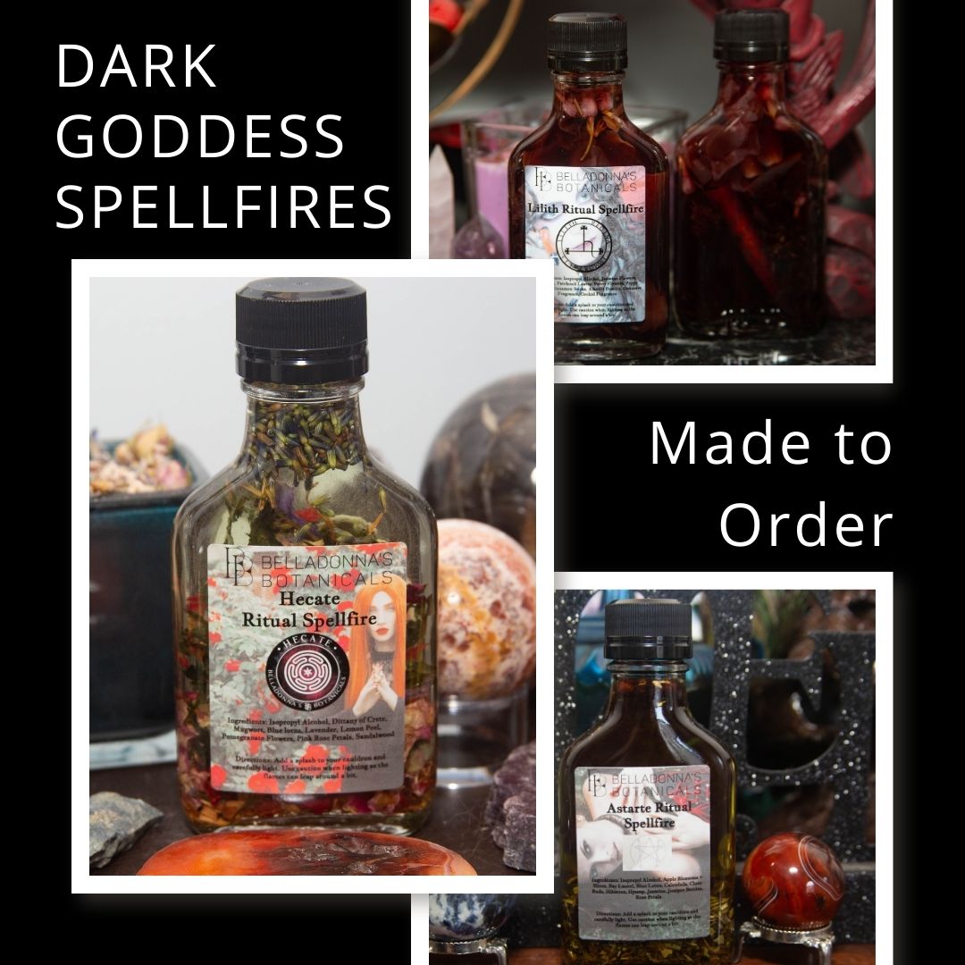 Dark Goddess Spellfires (Made to Order)