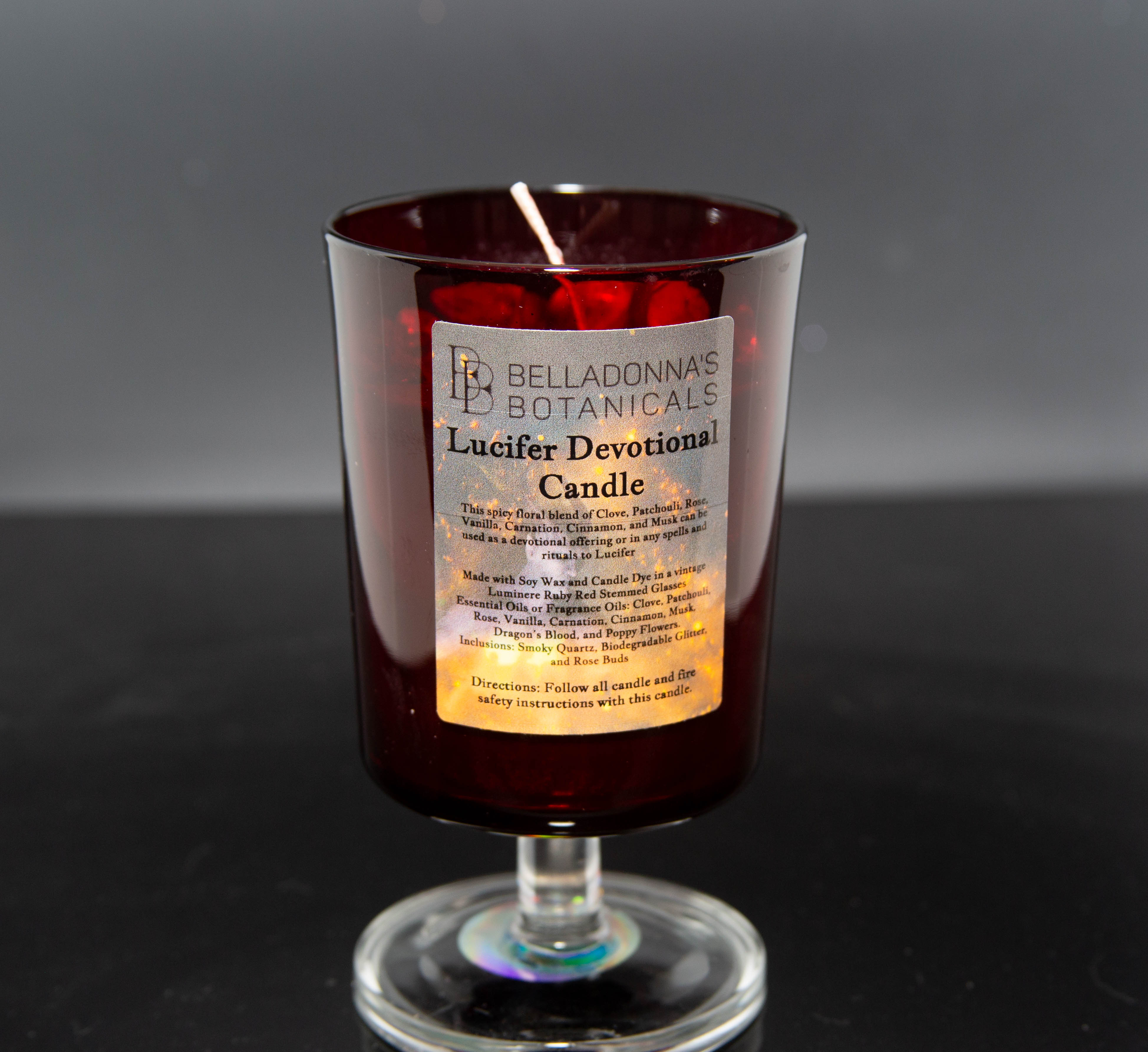 Lucifer Devotional Candle – Belladonna's Botanicals